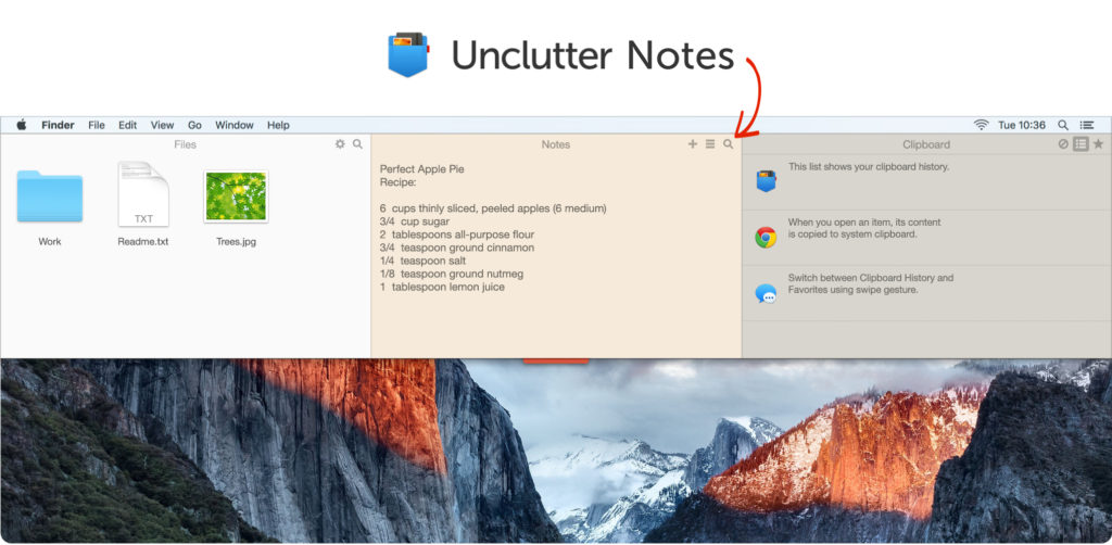 best mac apps - Unclutter