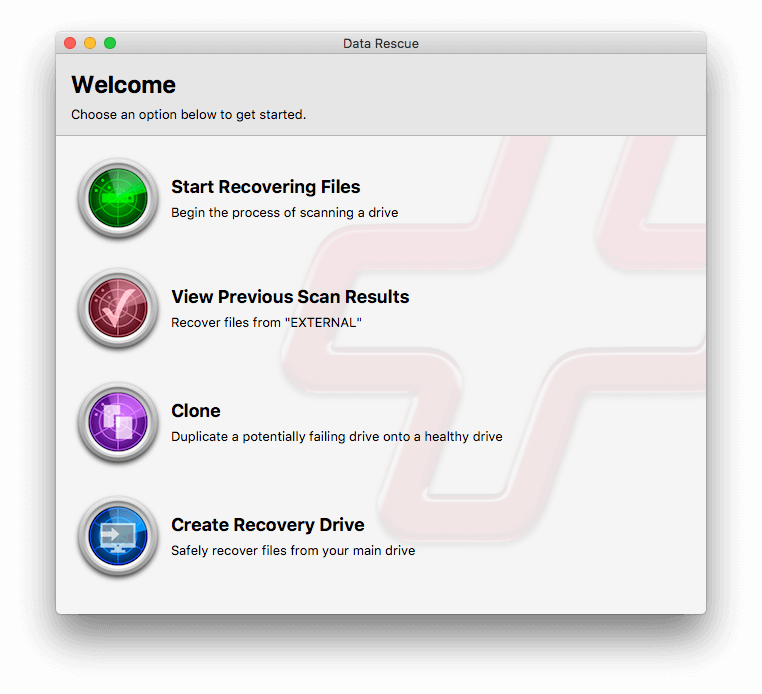 best data recovery software Mac - Data Rescue for Mac