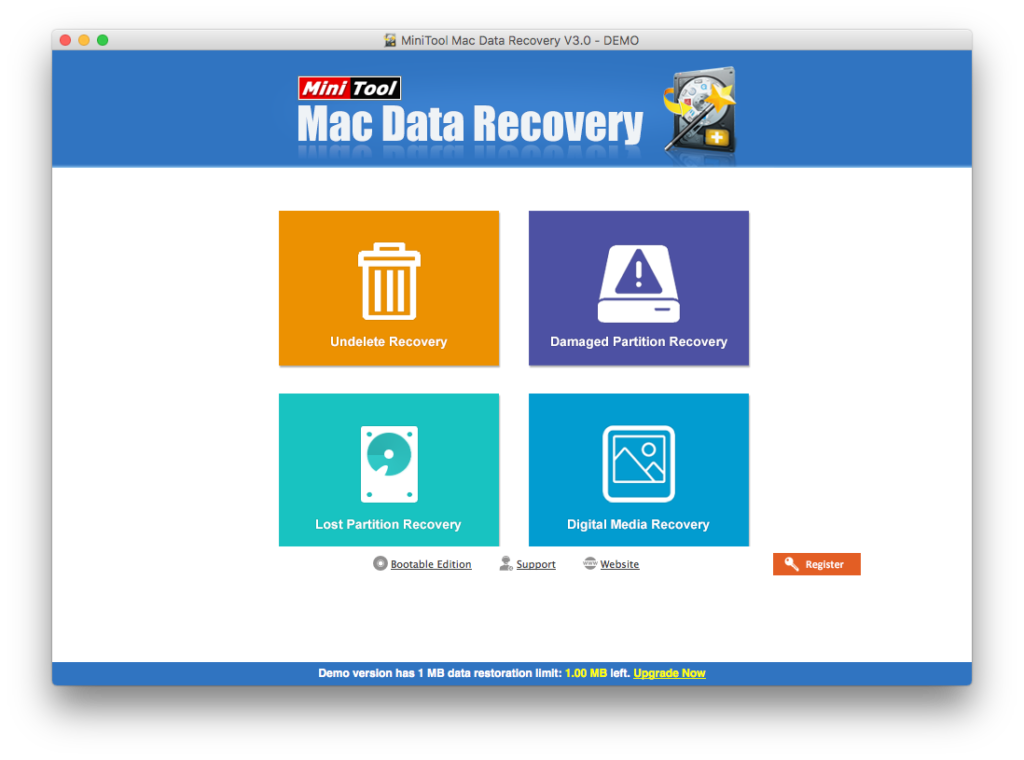 best mac data recovery software - Minitool data recovery for Mac