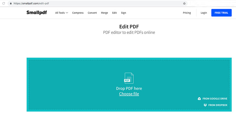 smallpdf to edit pdf