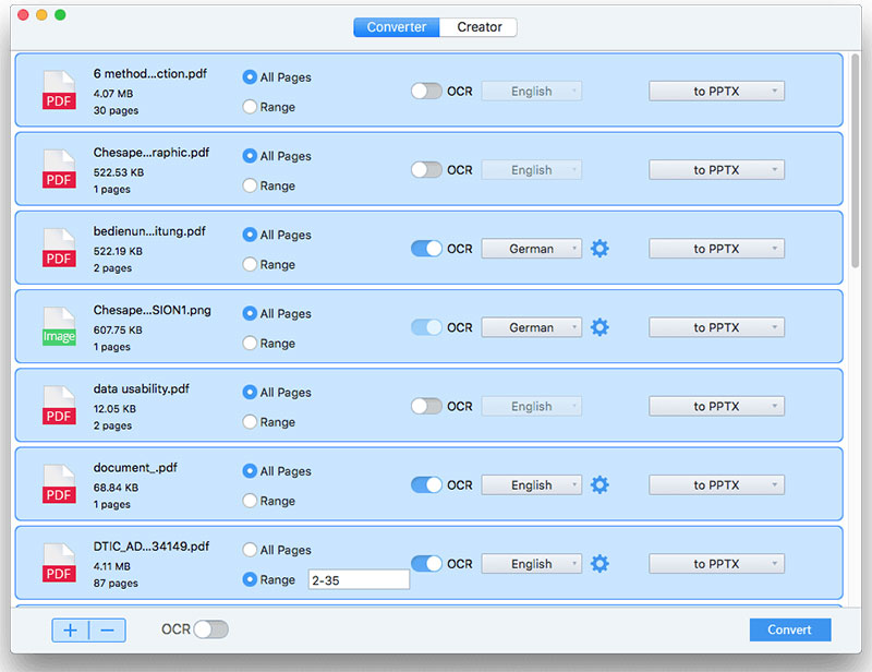 pdf to powerpoint for mac