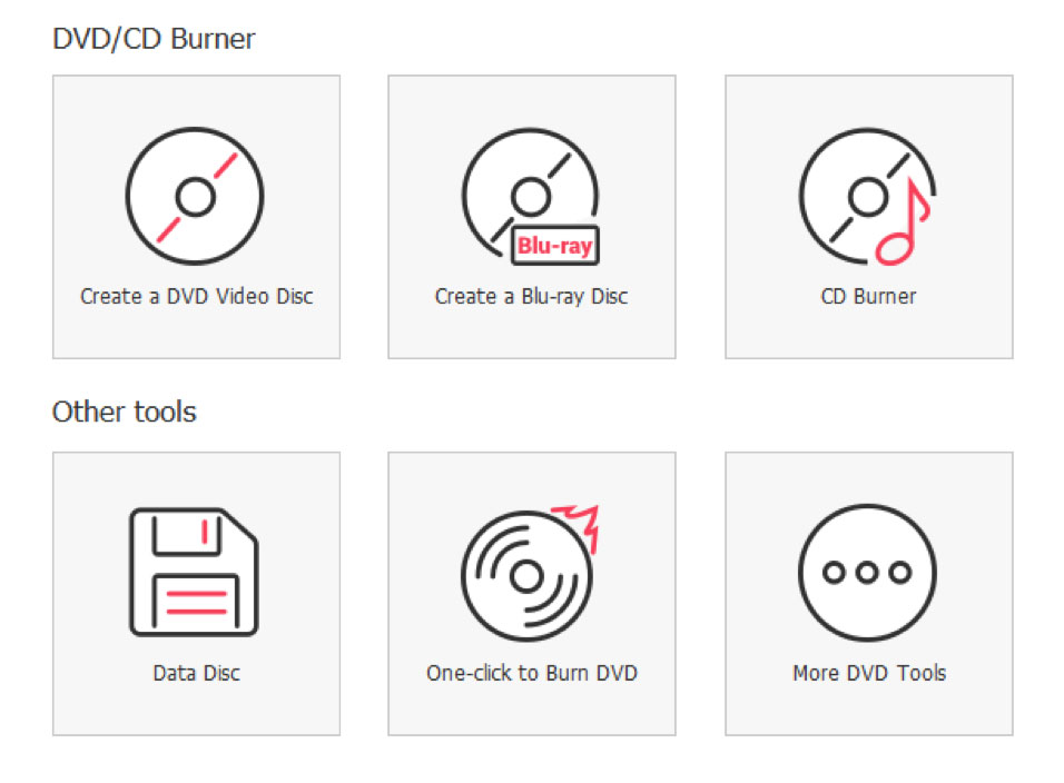 wondershare DVD creator support create DVD types