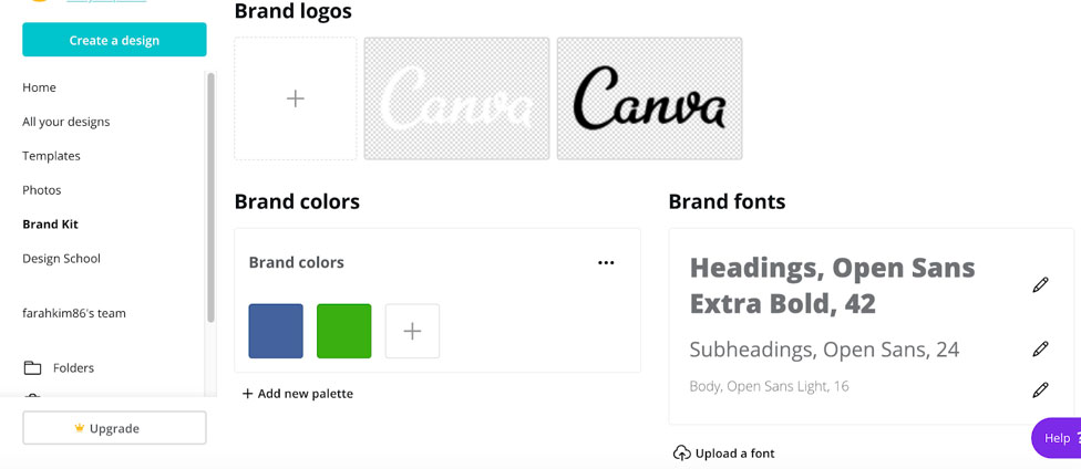 canva brand kit tool