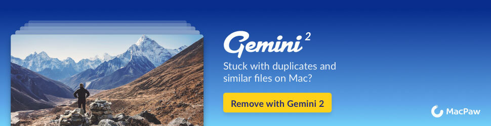Gemini 2 Duplicate Finder for Mac